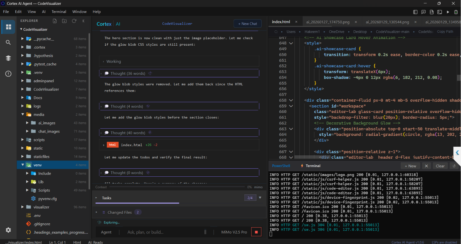Cortex AI Agent IDE - Coming Soon